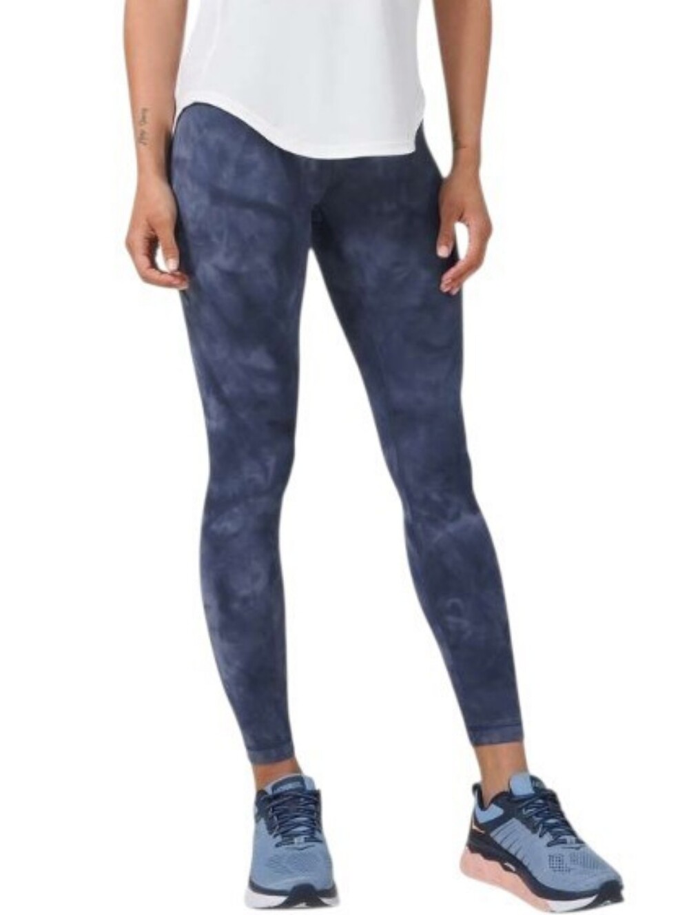 Lululemon Wunder Train HR Tight 25" - Diamond Dye Shade Naval Blue